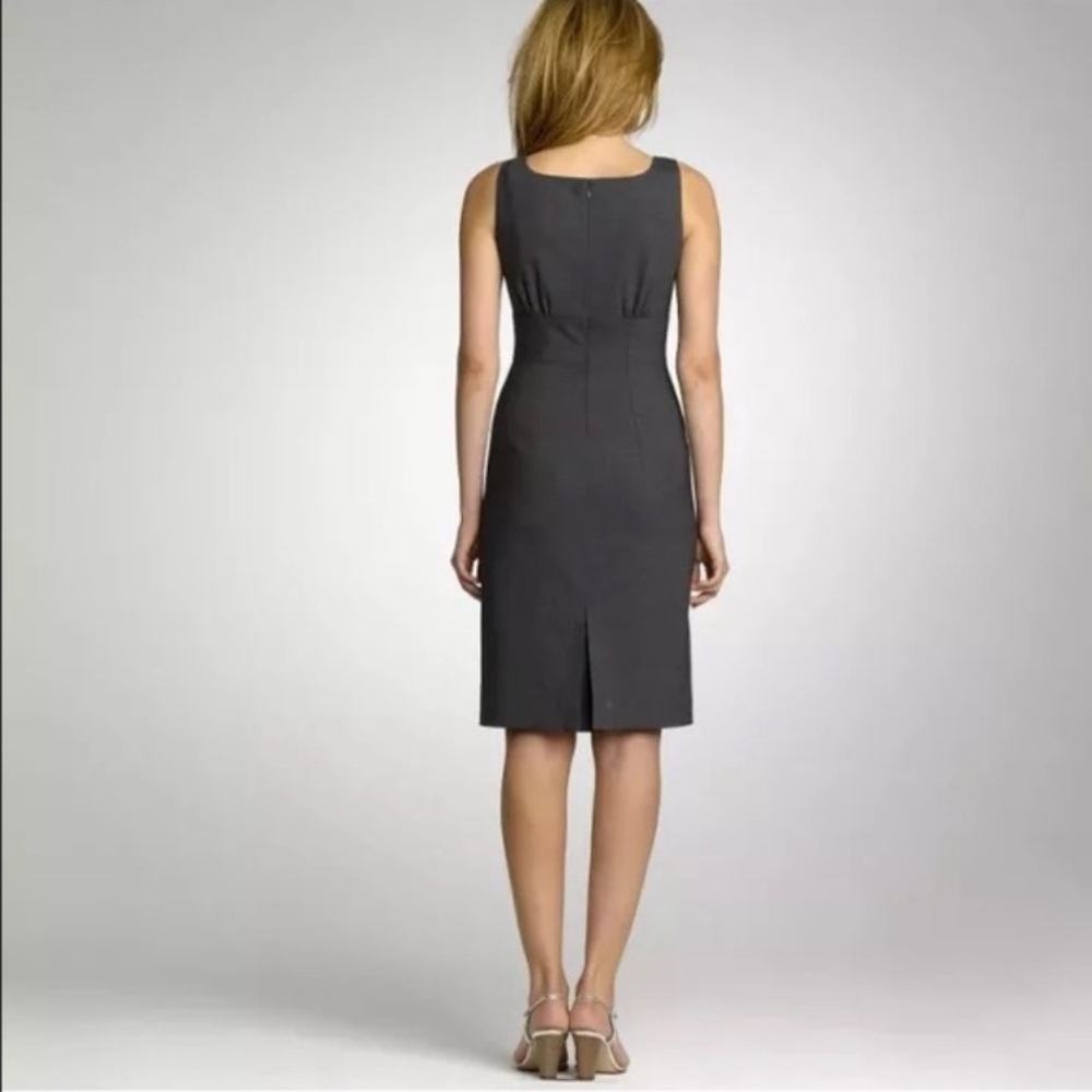 J. Crew wool charcoal gray dress - Picture 2 of 2